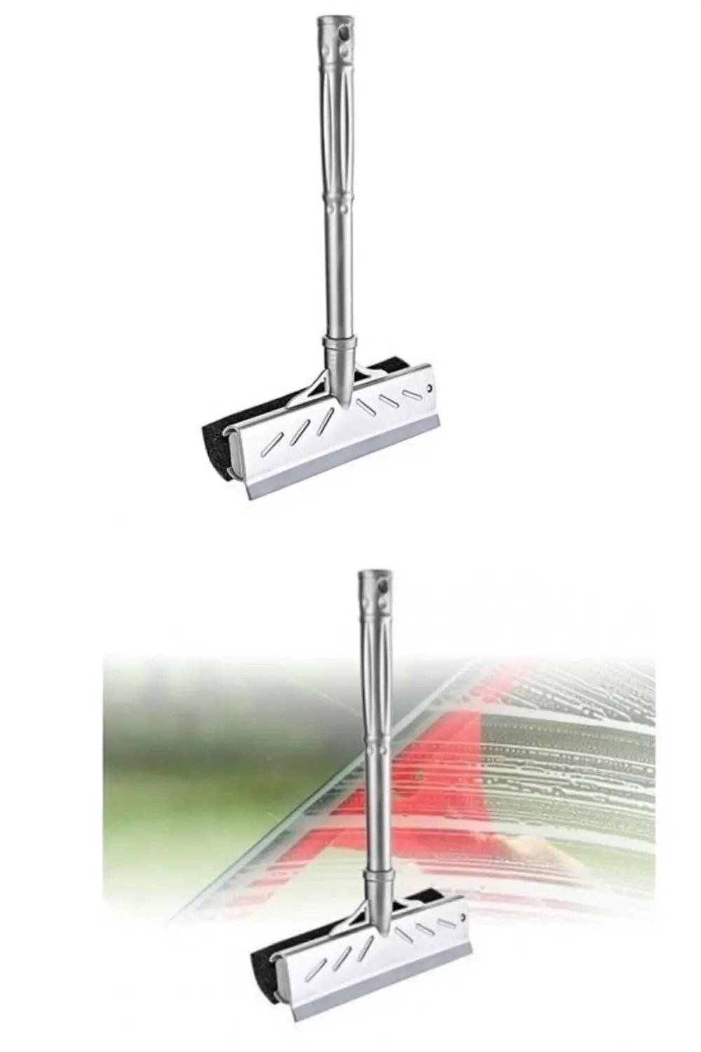 ® Çift Taraflı Parfüm Kokulu Süngerli Pratik Cam Silme Aparatı