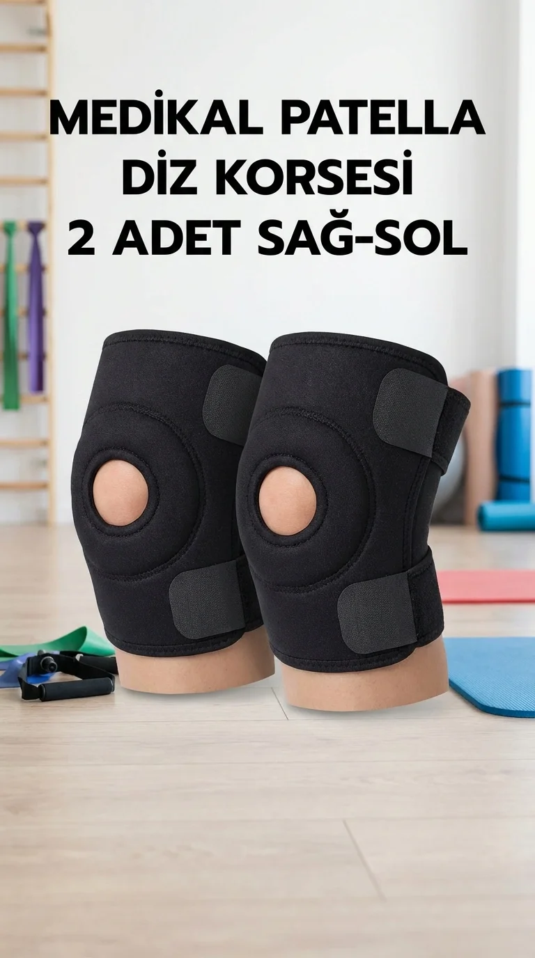 Çift Taraflı Patella Destekli Menisküs Ağrısı İçin Spor Dizlik