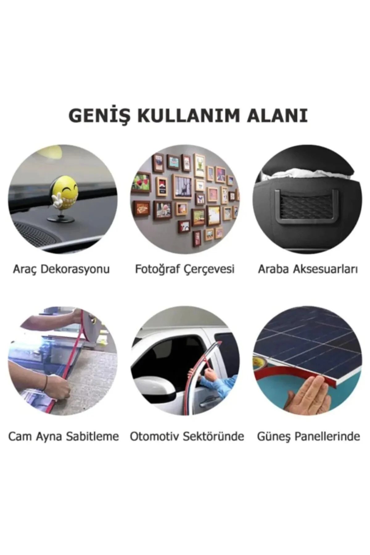 Çift Taraflı Şeffaf Silikon Bant – 2 m × 1,8 mm Montaj Bandı, Day