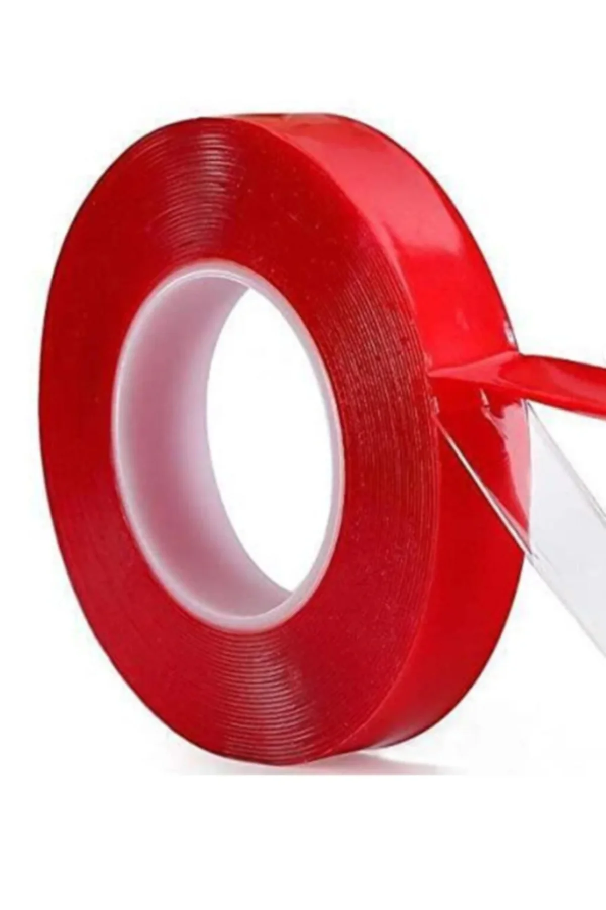 Çift Taraflı Silikon Bant 18 Mm 2 Mt Şeffaf Çift Taraflı Silikon Bant 18 Mm 2 Mt Şeffaf