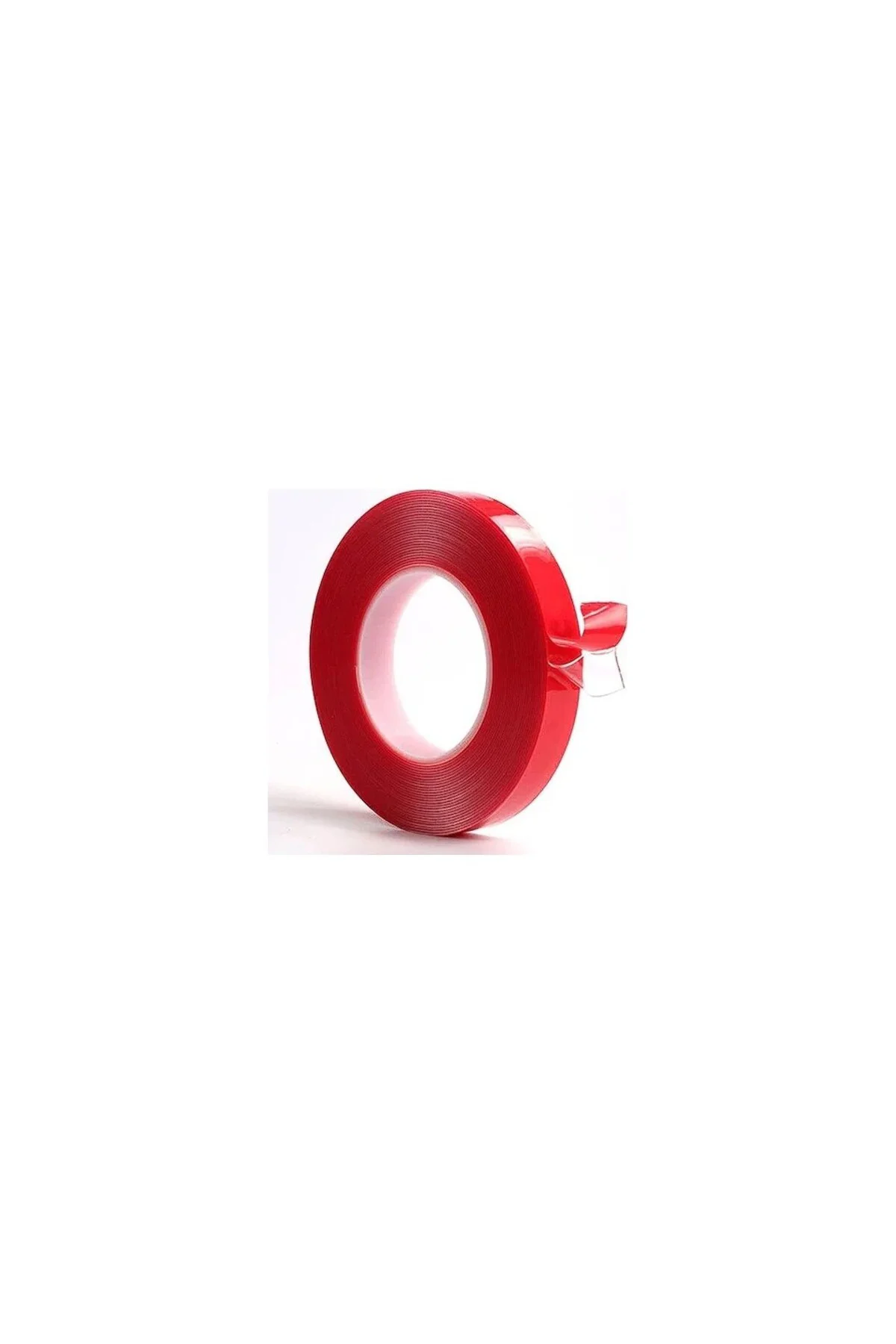 Çift Taraflı Silikon Bant 18 Mm 2 Mt Şeffaf Çift Taraflı Silikon Bant 18 Mm 2 Mt Şeffaf