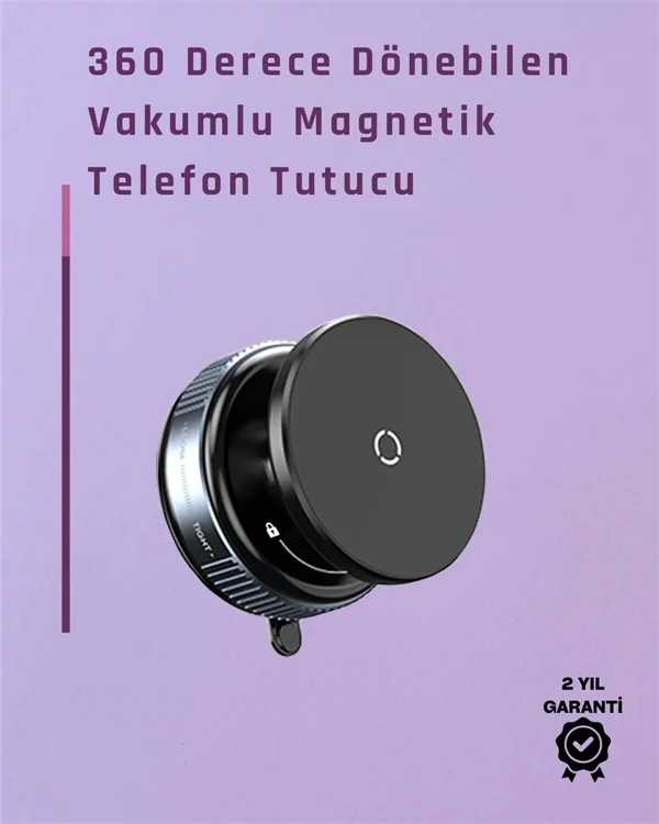 Çift Taraflı Vakum Emme Özellikli 4.7+ İnç Telefon Tutucu Güvenli