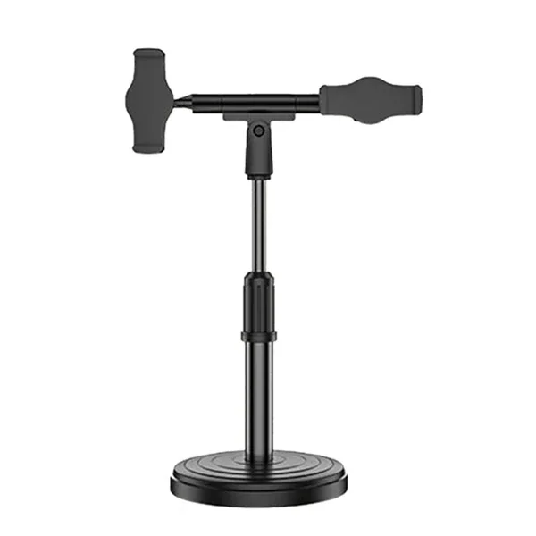 Çift Telefon Tutucu Stand - Canlı Yayın & TikTok Çekimi için Ayarlanabilir Masa Üstü Tripod