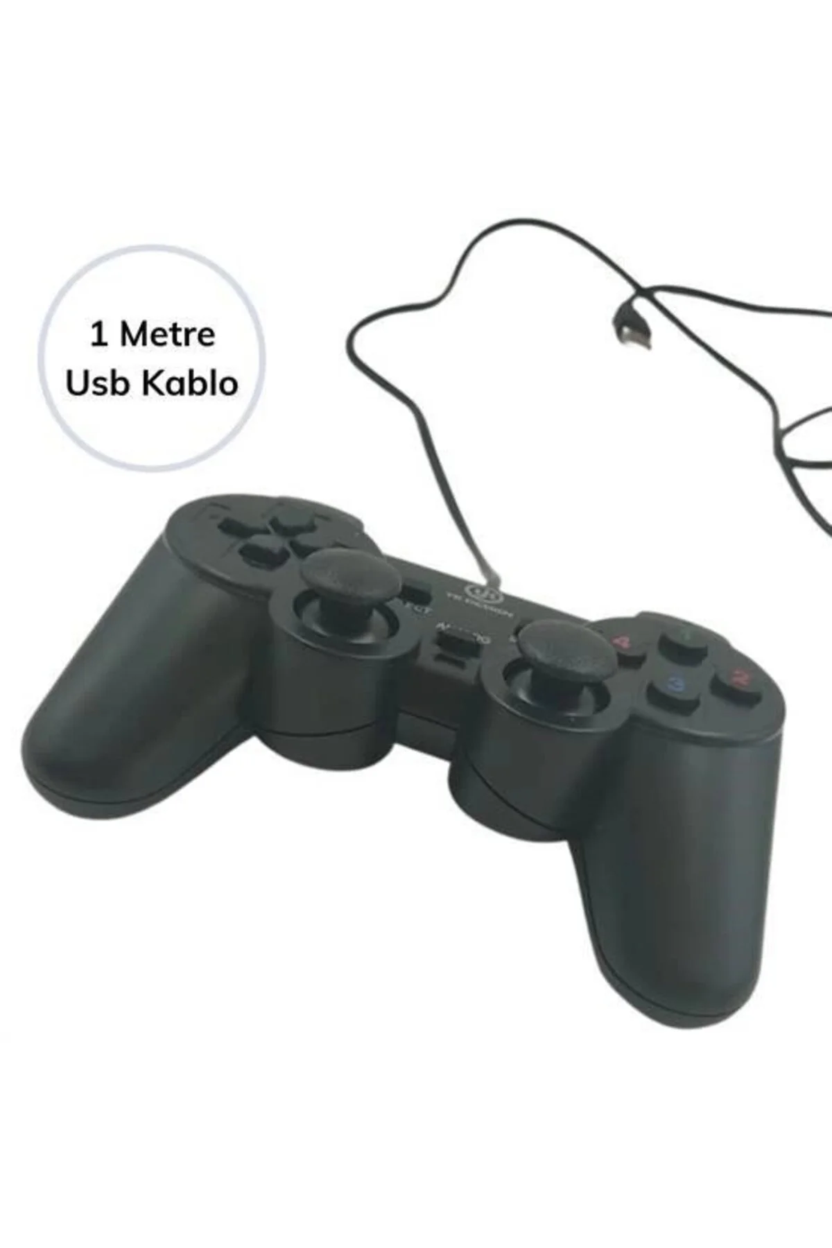 Çift Titreşimli Usb Kablolu Oyun Kolu Pc Uyumlu Vibration Gamepad Çift Titreşimli Usb Kablolu Oyun Kolu Pc Uyumlu Vibration Gamepad