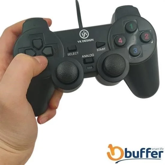 Çift Titreşimli Usb Kablolu Oyun Kolu Pc Uyumlu Vibration Gamepad Fiyatı, Yorumları ve Özellikleri