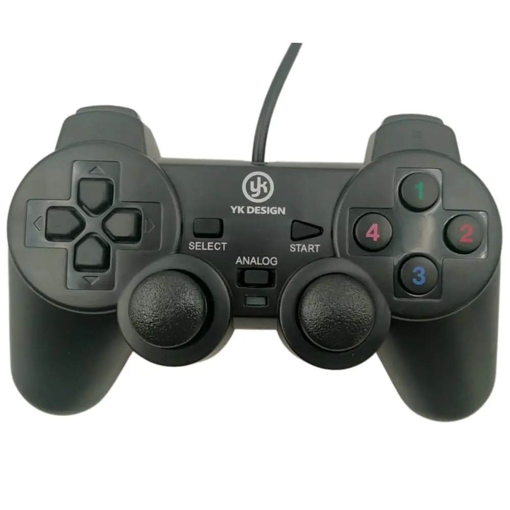 Çift Titreşimli USB Kablolu Oyun Kolu PC Uyumlu Vibration Gamepad