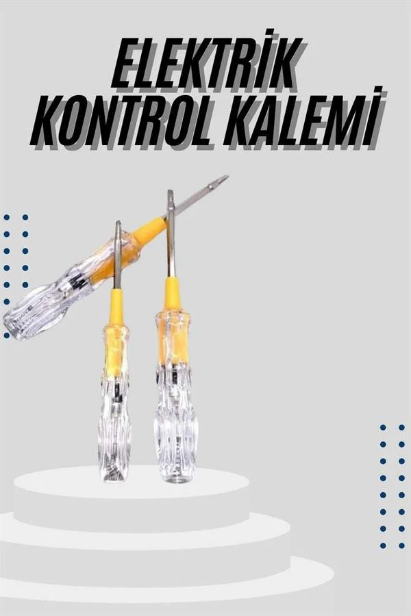 Çift Uçlu Kontrol Kalemi Elektrik Akım Test Cihazı - Güvenli ve Pratik Çözüm