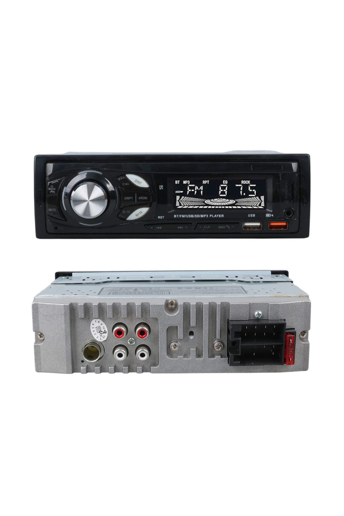 Ok Aksesuar Çift Usb/Sd/Fm/Aux/Bluetooth Kumandali Oto Teyp 4X60 Watt Cs-107