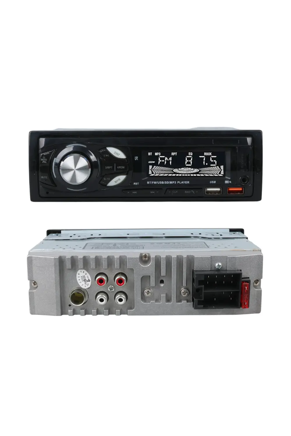 ÇİFT USB/SD/FM/AUX/BLUETOOTH KUMANDALI OTO TEYP 4X60 WATT CS-107