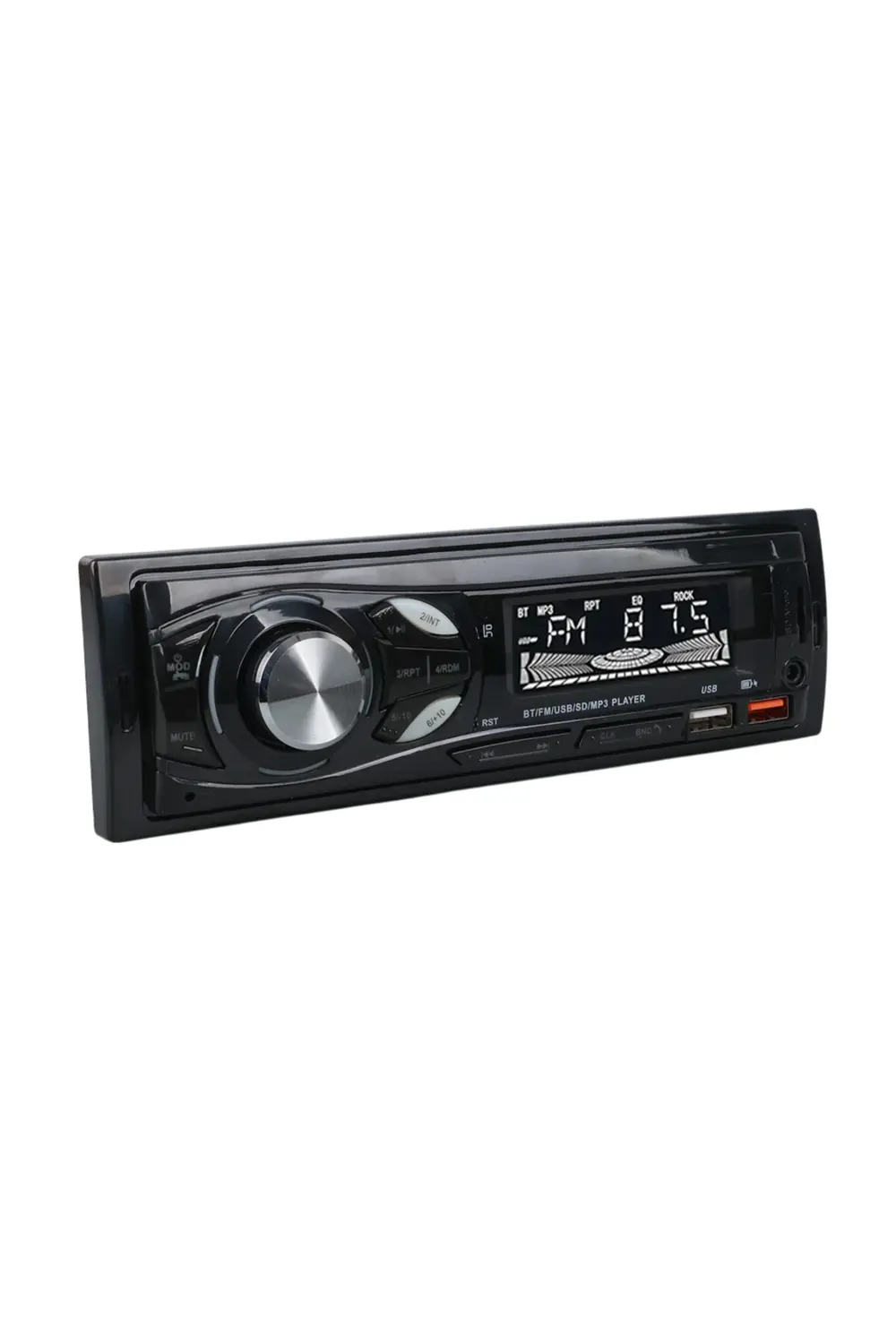 ÇİFT USB/SD/FM/AUX/BLUETOOTH KUMANDALI OTO TEYP 4X60 WATT CS-107