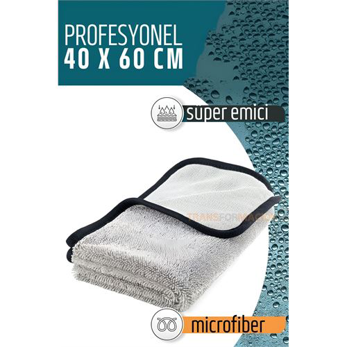 Çift Yüzeyli Profesyonel Microfiber Havlu - Süper Emici Temizlik