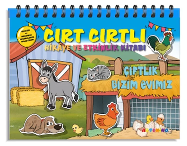 Çiftlik Bizim Evimiz - Cırt Cırtlı Hikaye ve Aktivite Kitap Serisi Fiyatı, Yorumları ve Özellikleri