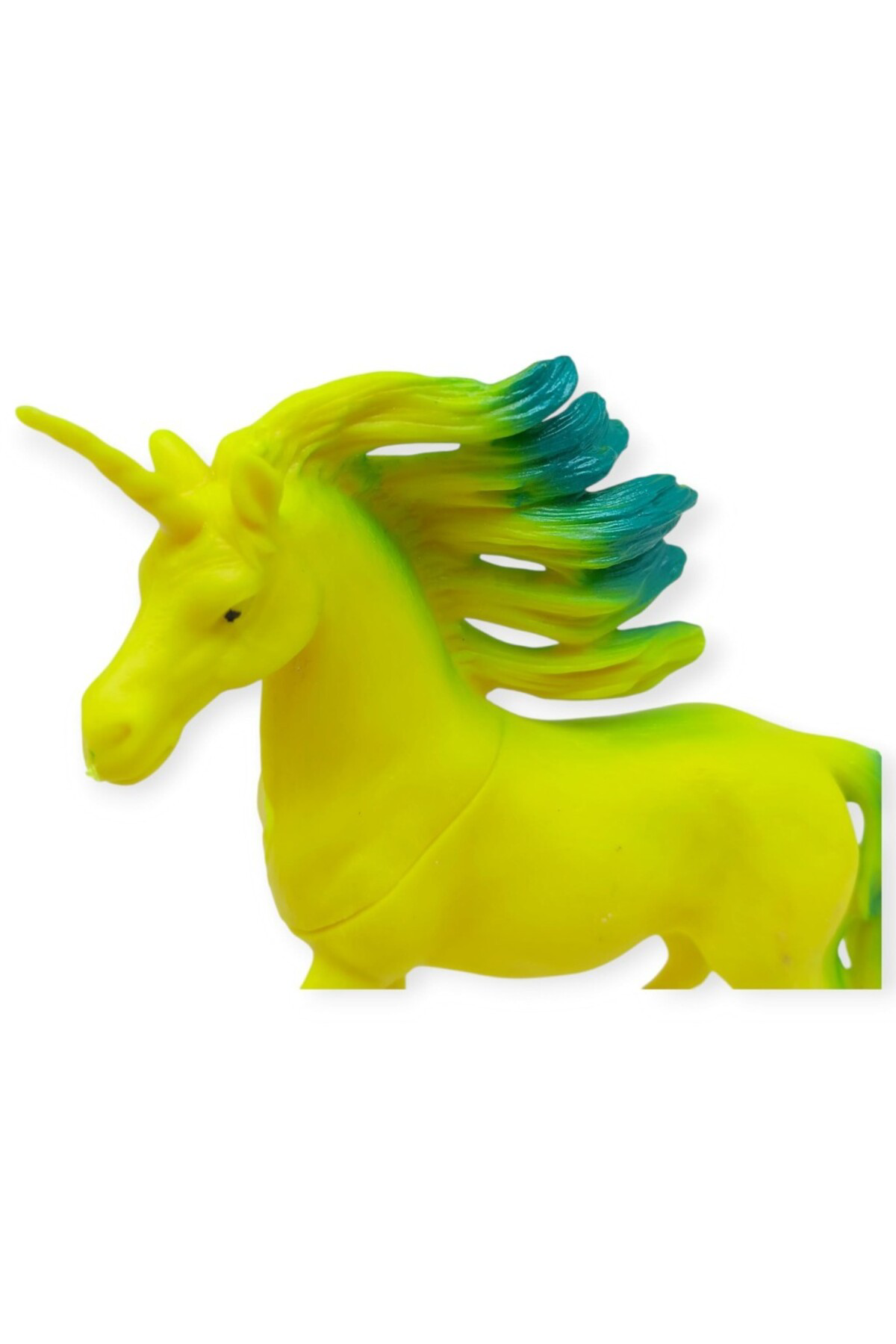 Çiftlik Hayvanları Serisi - Efsanevi Unicorn 12 cm - Sarı - Yeşil