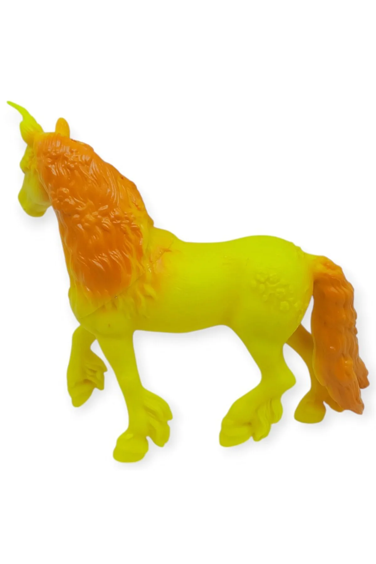 Çiftlik Hayvanları Serisi - Efsanevi Unicorn 12 cm - Sarı - Turun