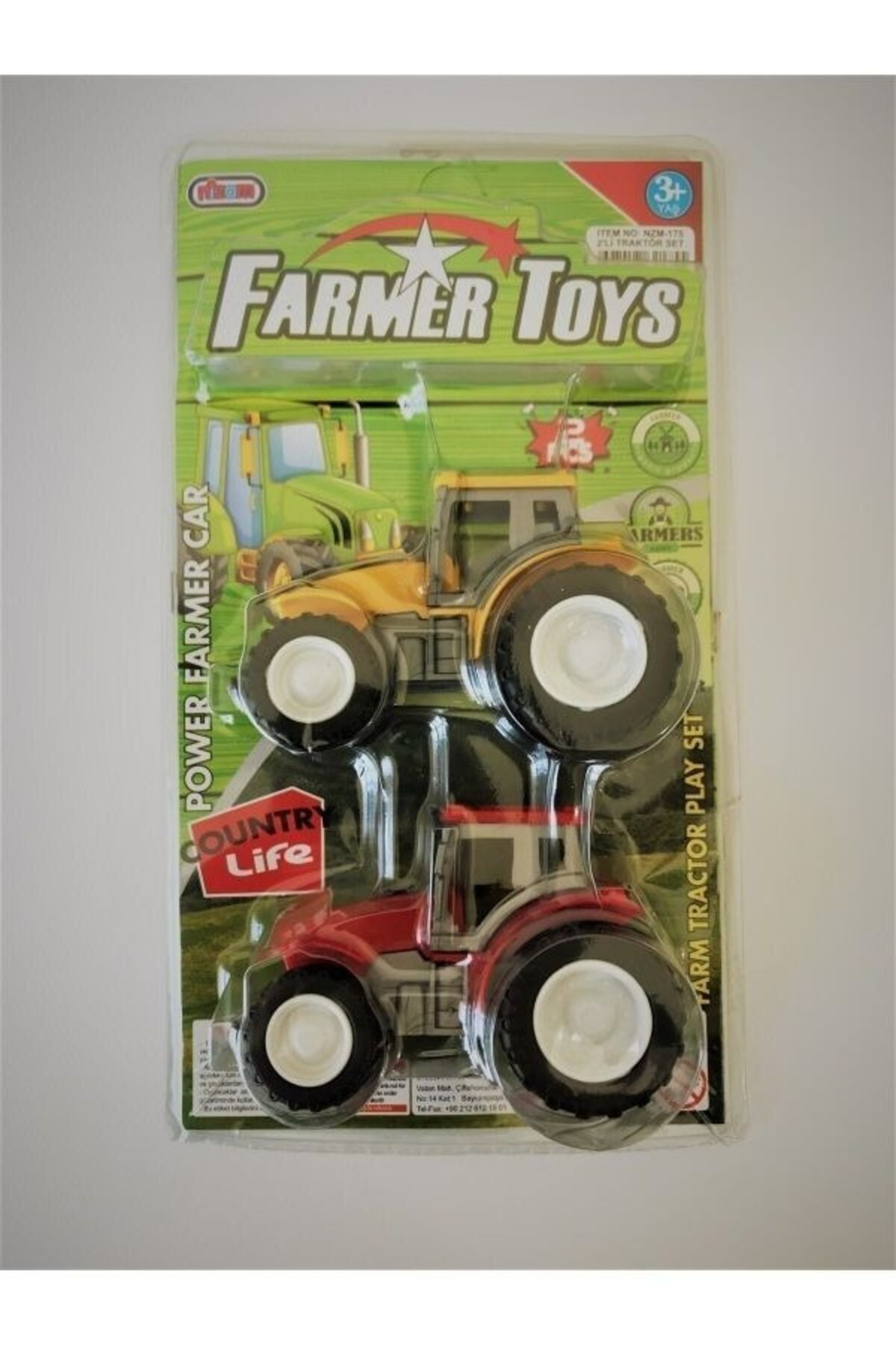Oyuncak Store Çiftlik Serisi 2 Li Traktör Farmer Toys - 2Li Traktör Çiftlik Oyu