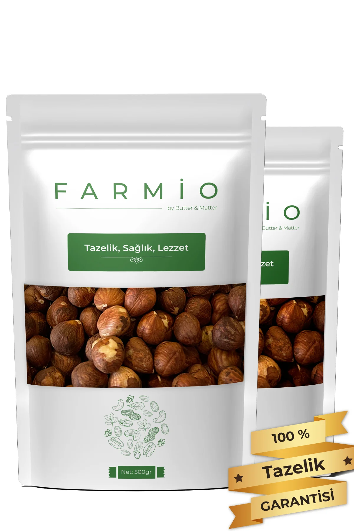 Çiğ Fındık İçi 1kg - Taptaze Yeni Mahsül - Sağlıklı Doğal Atıştır