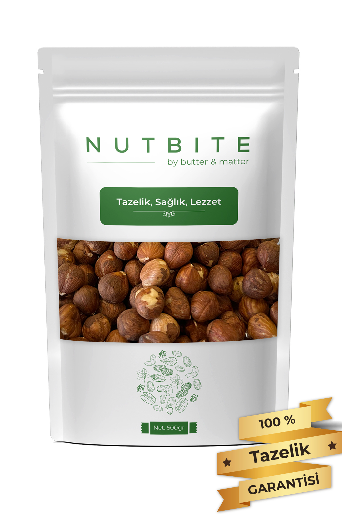 Çiğ Fındık İçi 500gr - Taptaze Yeni Mahsül - Sağlıklı Doğal Atışt