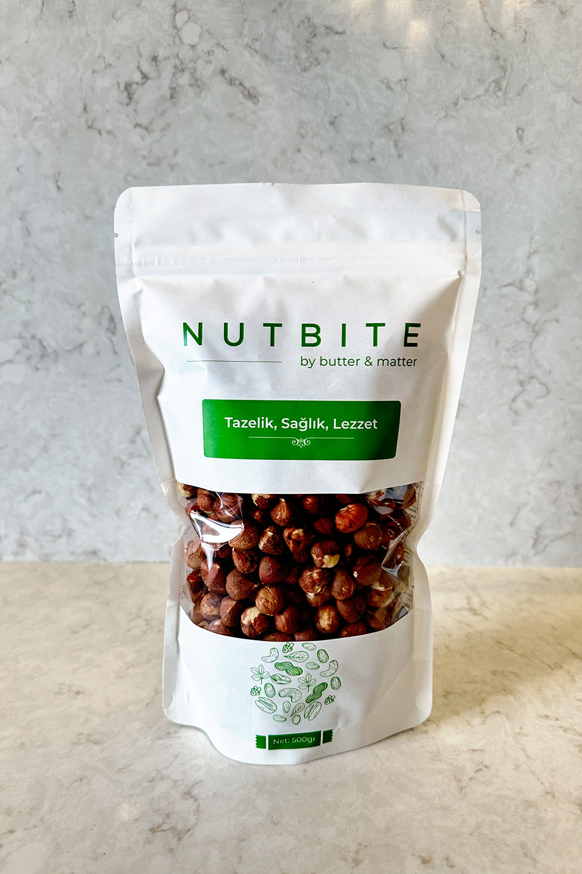 Çiğ Fındık İçi 500gr - Taptaze Yeni Mahsül - Sağlıklı Doğal Atışt