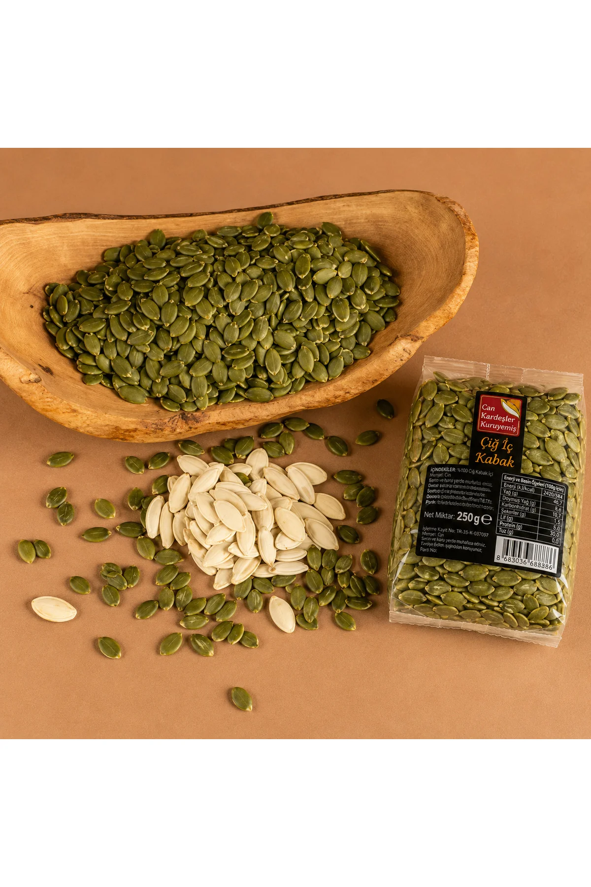Çiğ İç Kabak Çekirdeği 250 g Çiğ İç Kabak Çekirdeği 250 g