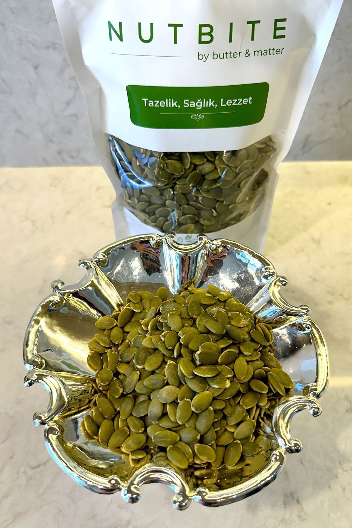 Çiğ Kabak Çekirdeği İçi 100gr - Taptaze Yeni Mahsül - Çiğ & Tuzsu