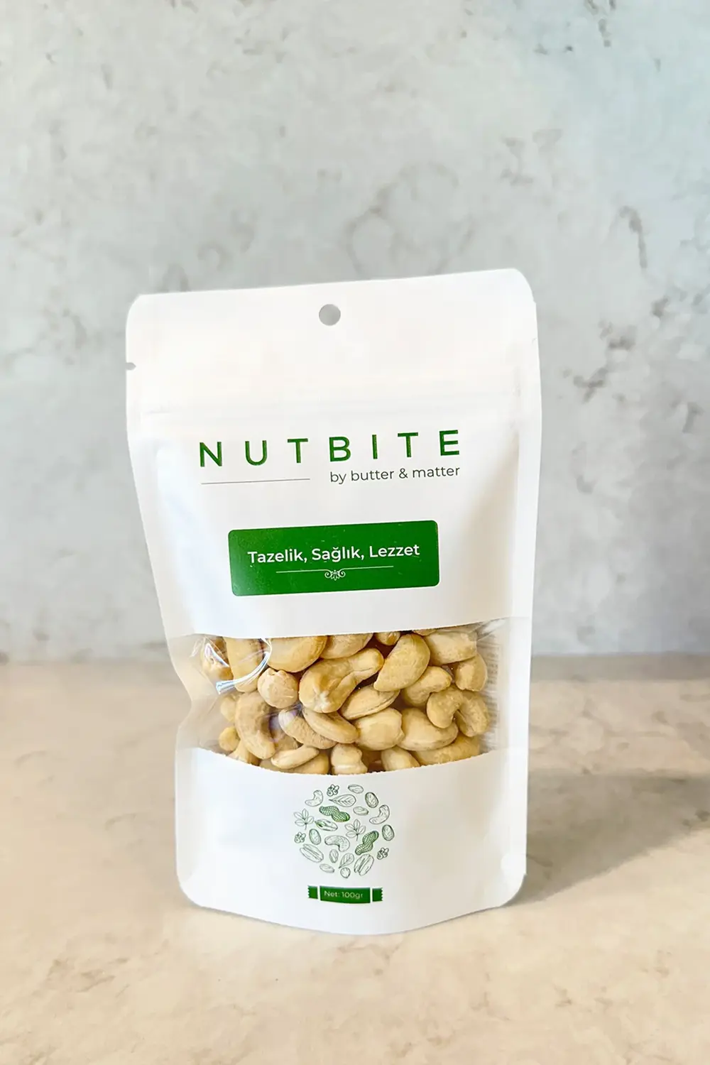 Çiğ Kaju 100gr - Taptaze Yeni Mahsül - Yağsız & Tuzsuz Naturel Ha