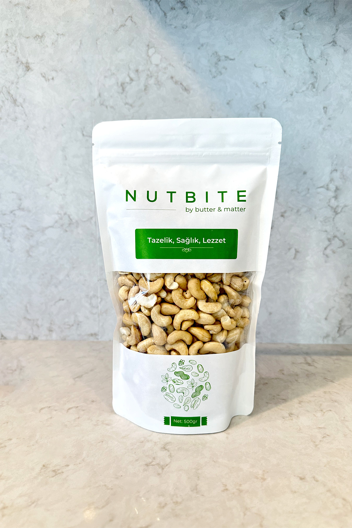 Çiğ Kaju 1kg - Taptaze Yeni Mahsül - Yağsız & Tuzsuz Naturel Hafi