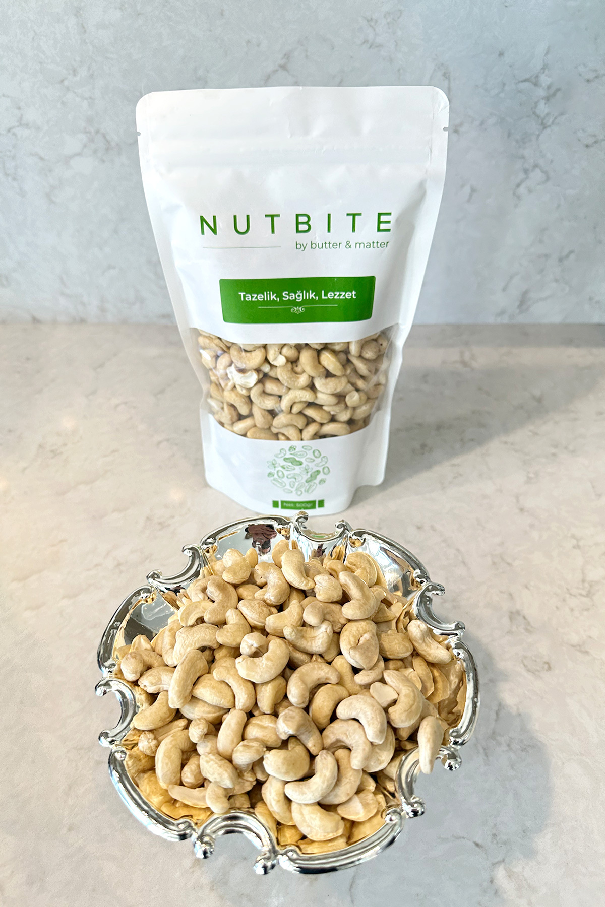 Çiğ Kaju 1kg - Taptaze Yeni Mahsül - Yağsız & Tuzsuz Naturel Hafi