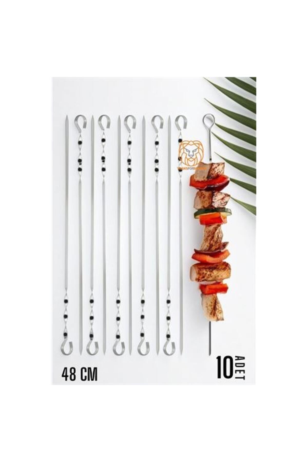 Modacar Ciğer Şiş Çubuklari 48 Cm 10 Adet