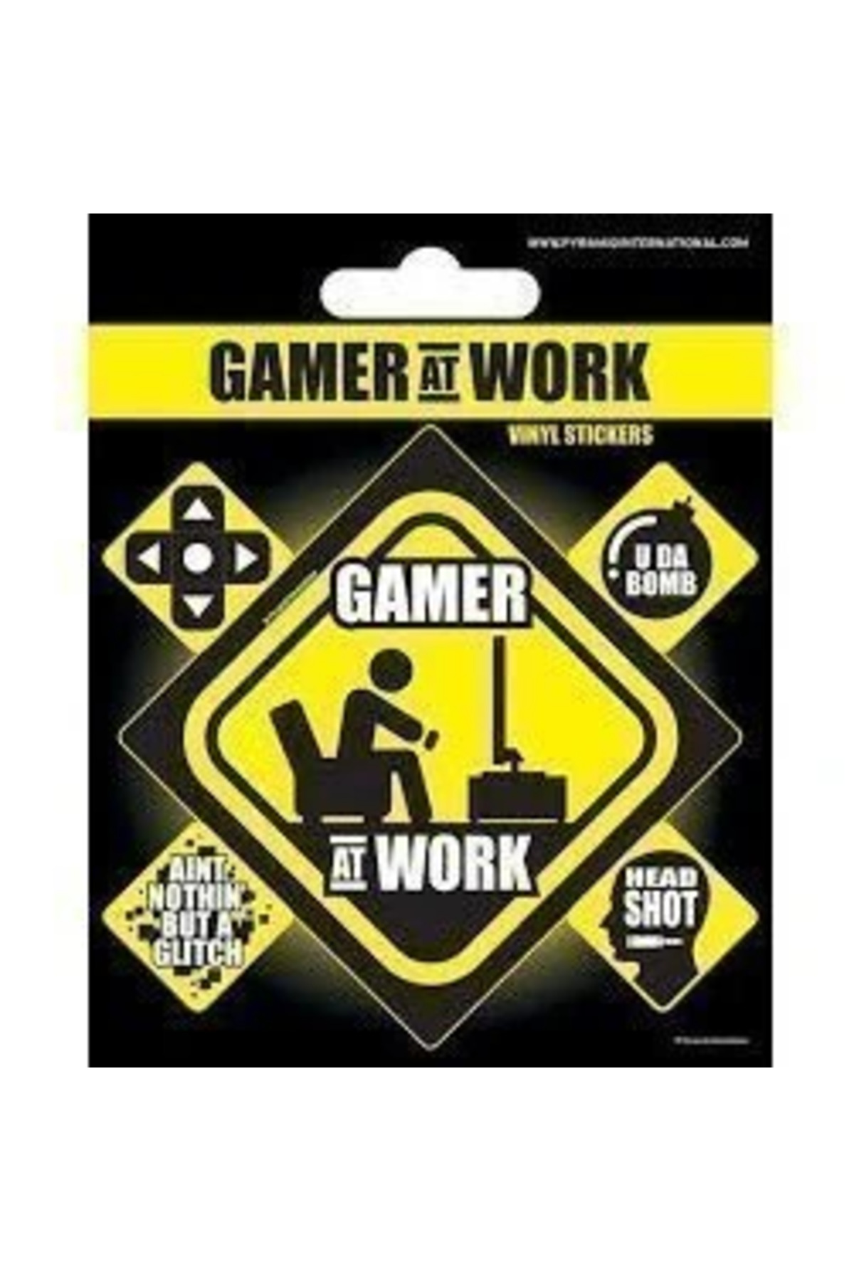 Çıkartma Gamer At Work (Collectables)