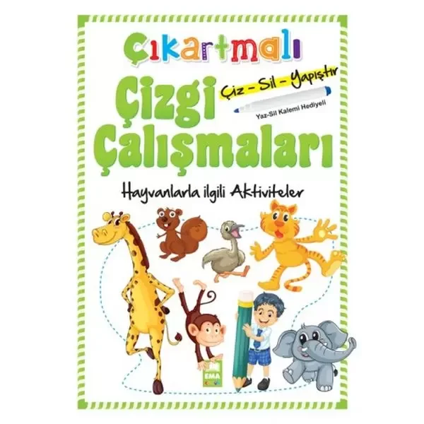 Çıkartmalı Çizgi Çalışmaları Hayvanlarla İlgili Aktiviteler Fiyatı, Yorumları ve Özellikleri