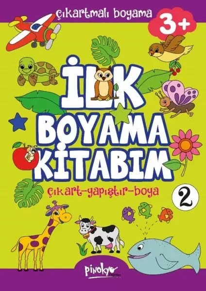 Çıkartmalı İlk Boyama Kitabım 3+ Yaş-2