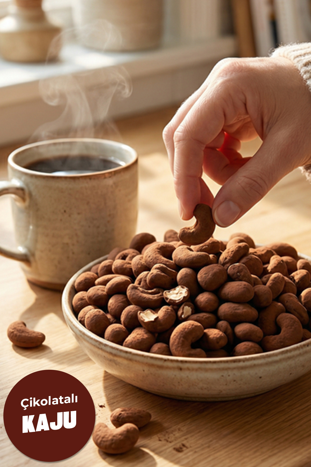 Çikolata Kaplı Kaju 500gr – Sütlü Çikolatalı Kaju Draje