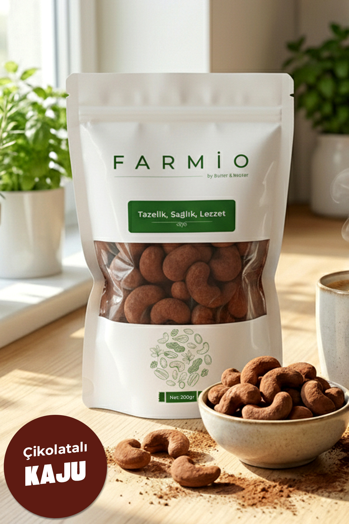 Çikolata Kaplı Kaju 200gr – Sütlü Çikolatalı Kaju Draje