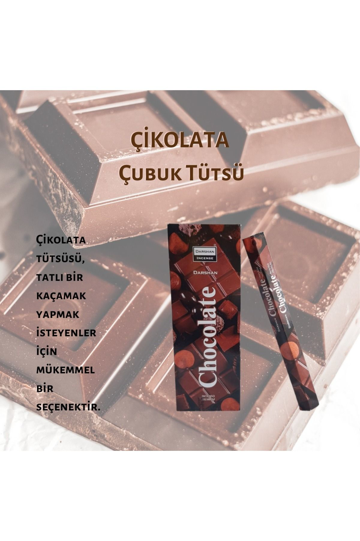 Darshan Çikolata Mutluluk Tütsüsü 20 Çubuk