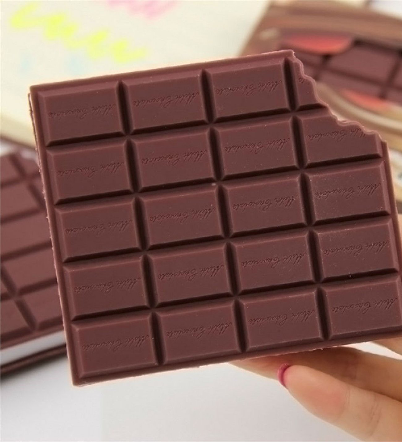 Limmy Çikolata Şekilli Çikolata Kokulu Not Defteri 