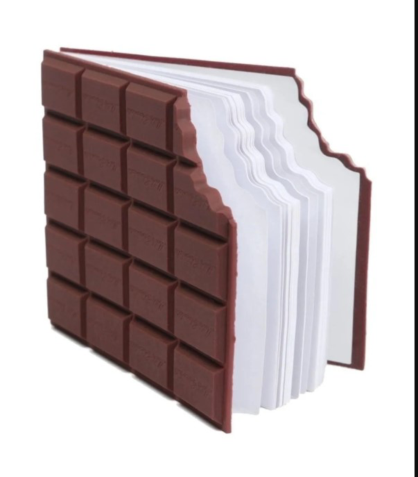 Limmy Çikolata Şekilli Çikolata Kokulu Not Defteri 