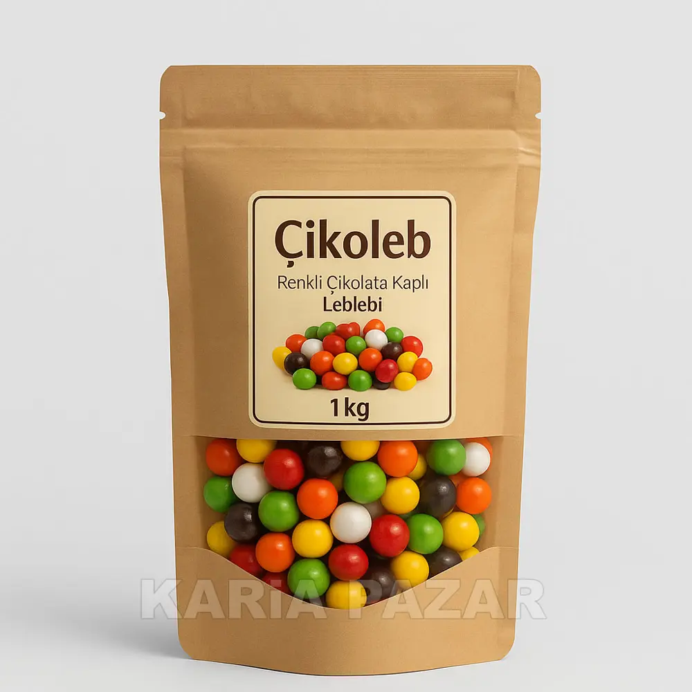 Çikoleb 1 kg Renkli Çikolata Kaplı Leblebi
