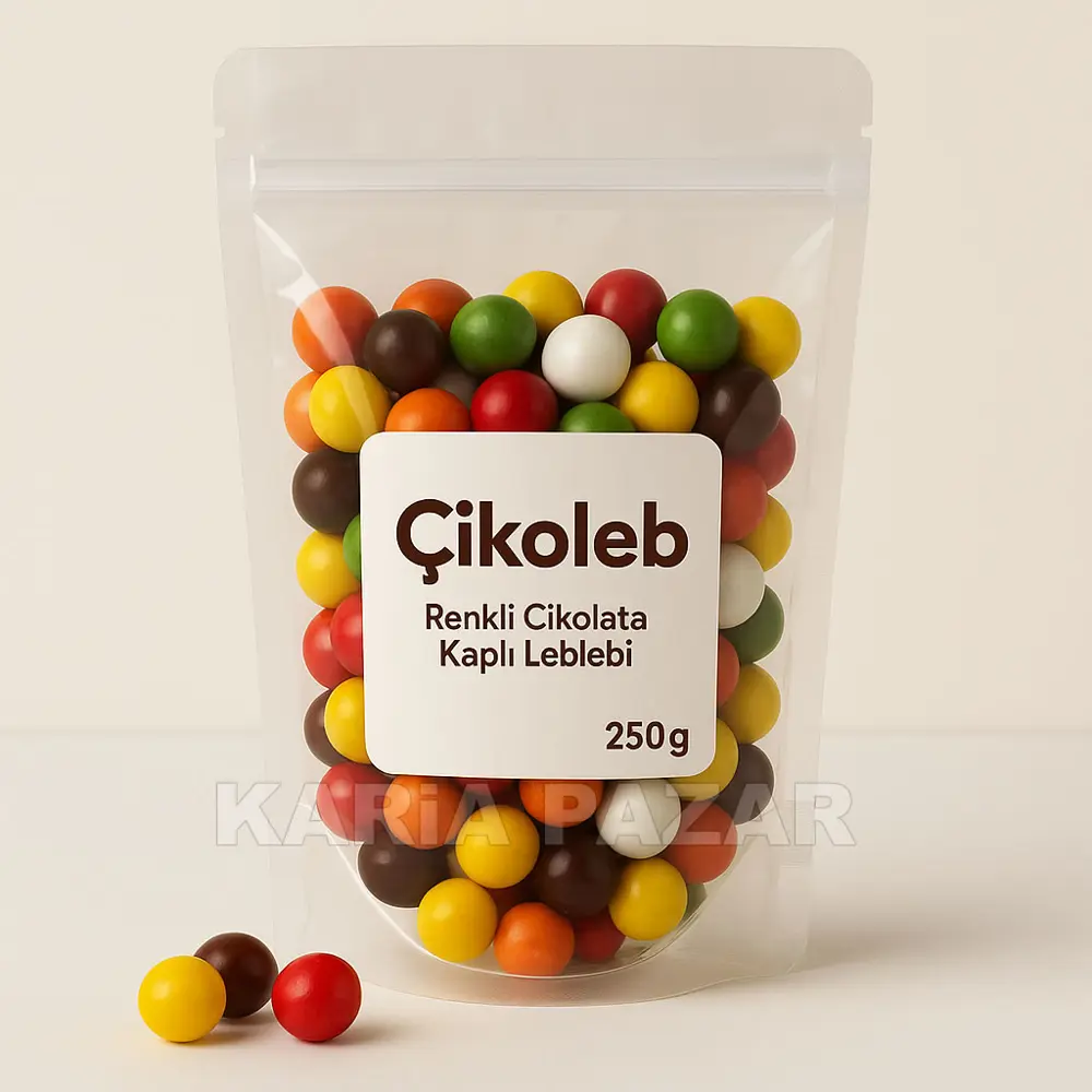 Çikoleb 250 g | Renkli Çikolata Kaplı Leblebi