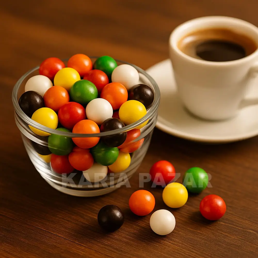 Çikoleb 3 X 1 kg Renkli Çikolata Kaplı Leblebi