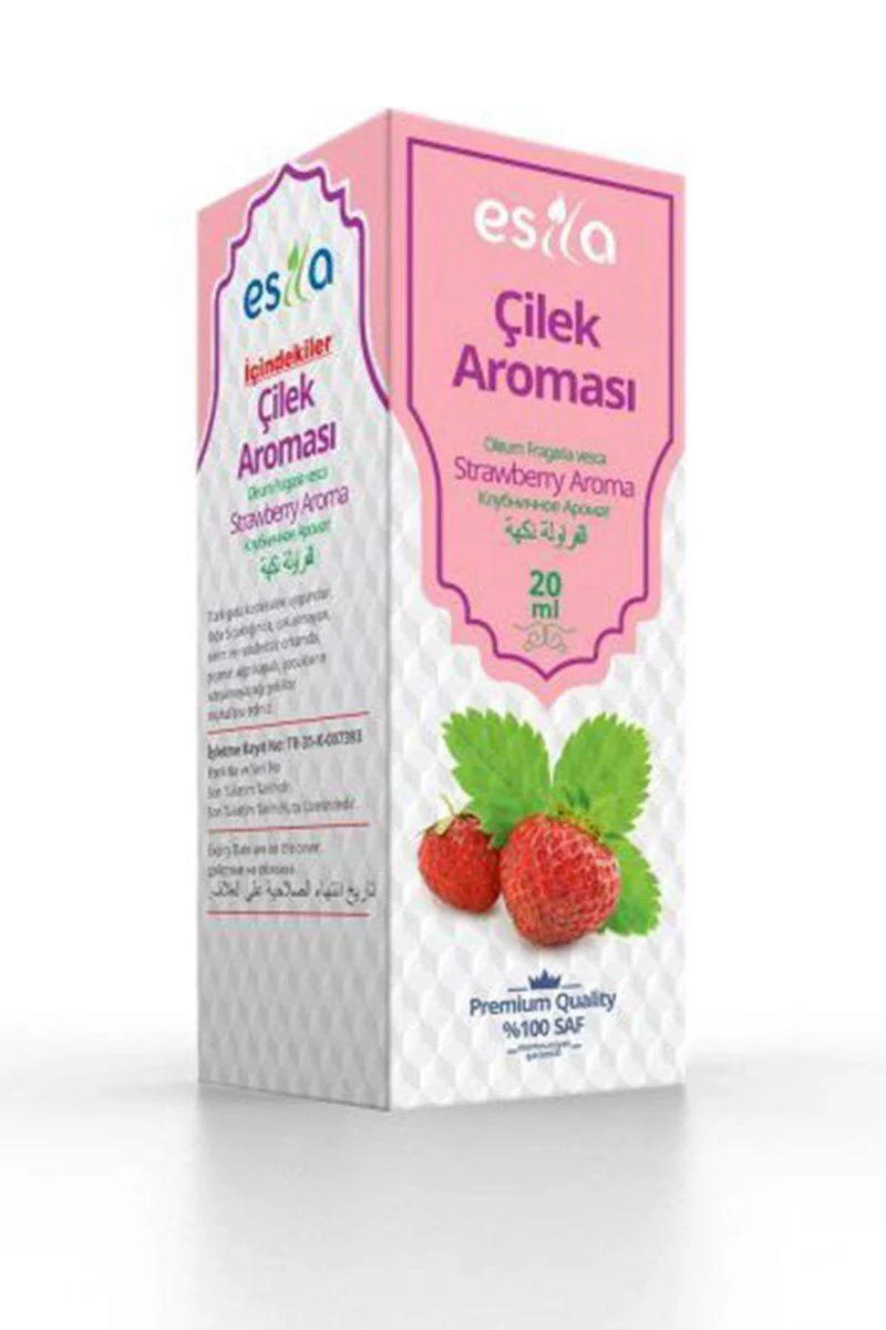 Çilek Aroması 20 Ml. - Yoğun Çilek E-Akçe Aroma Konsantrasyonu Fiyatı, Yorumları ve Özellikleri