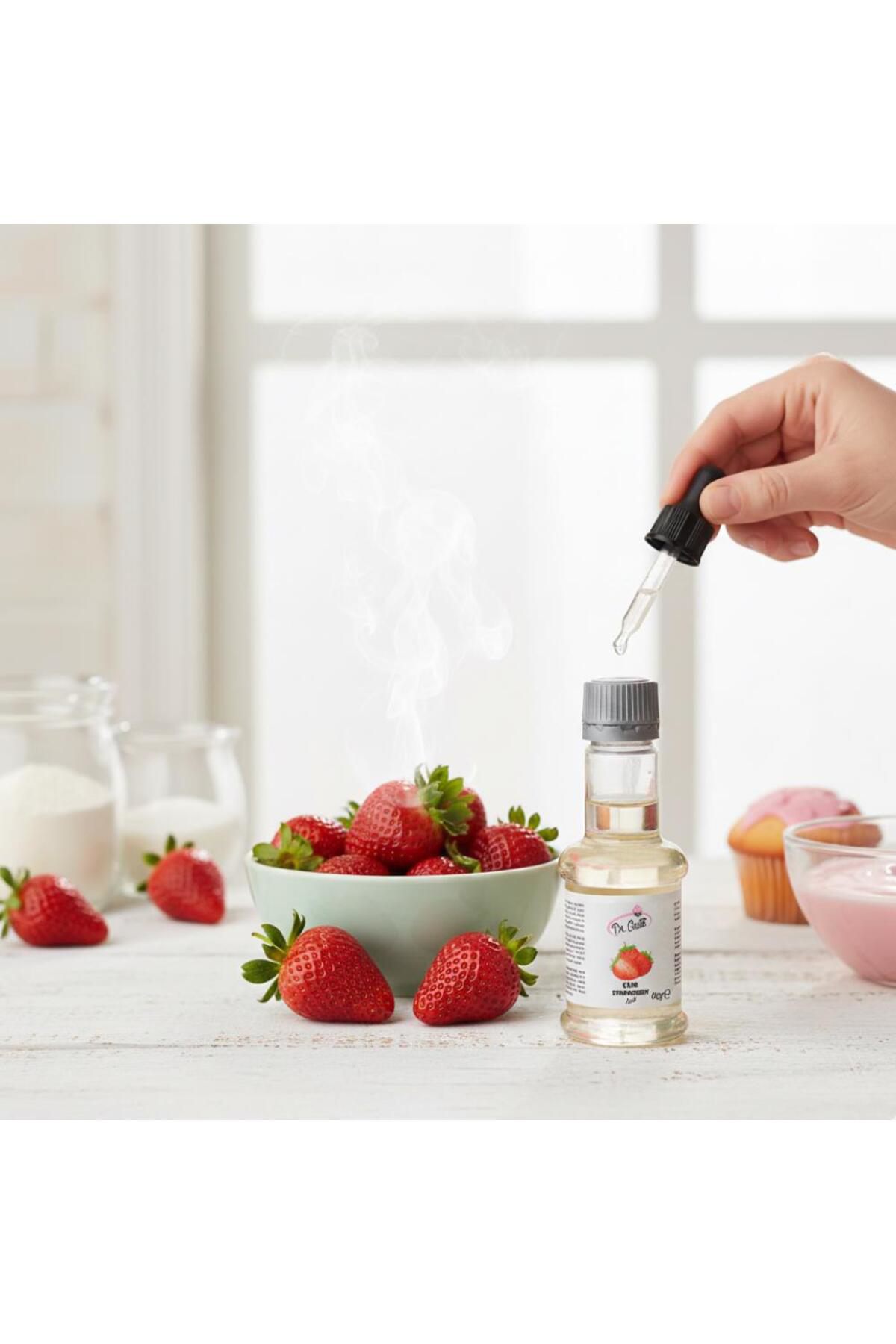Çilek Aroması 40 g – Pasta, Kek, Kurabiye ve Tatlılar İçin Yoğun 