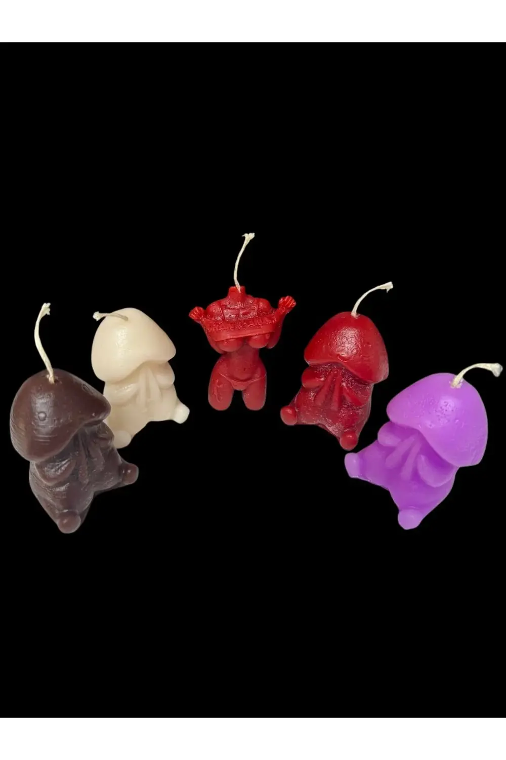 ÇİLEK KOKULU ESPRİLİ HEDİYELİK 5 Lİ MUM SETİ