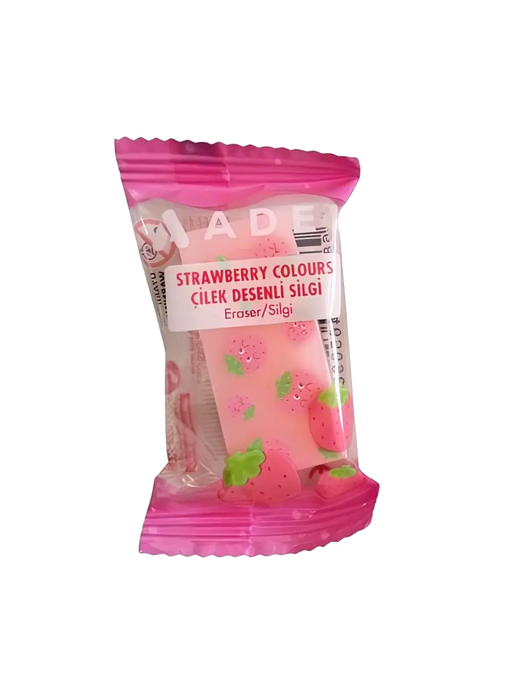 Çilek Silgi Pembe - 1 Adet