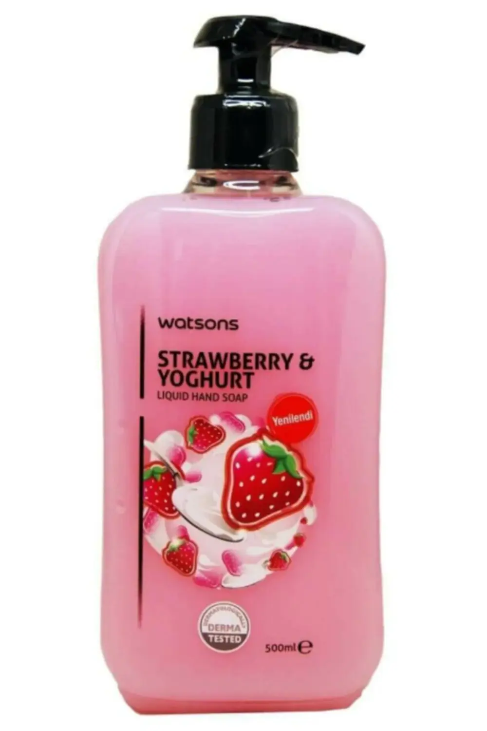 Çilek Ve Yoğurtlu Sıvı Sabun 500ml
