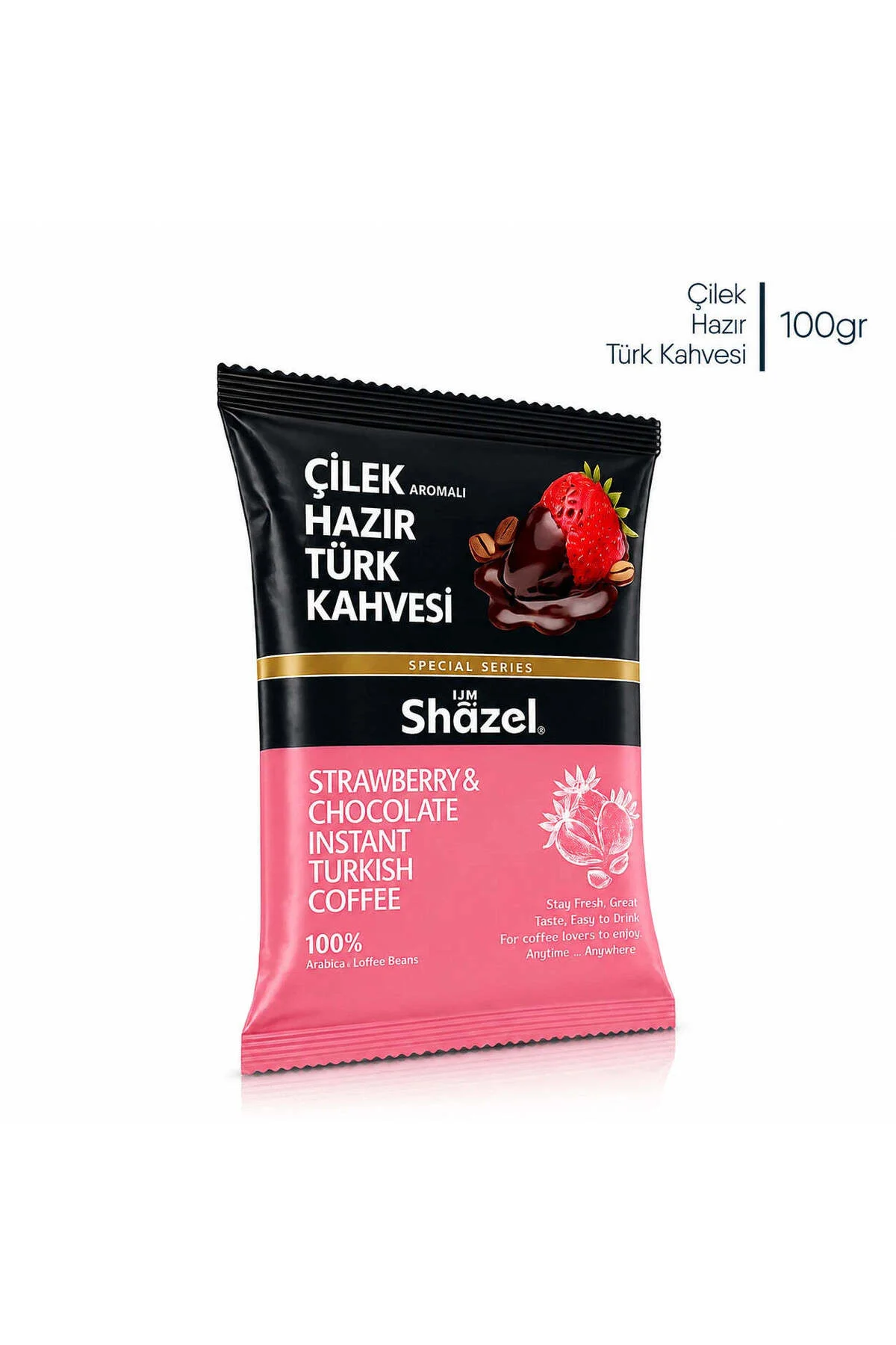 Çilekli Hazır Türk Kahvesi 100gr | Doğal Çilek Aromalı | Özel Seri Fiyatı, Yorumları ve Özellikleri