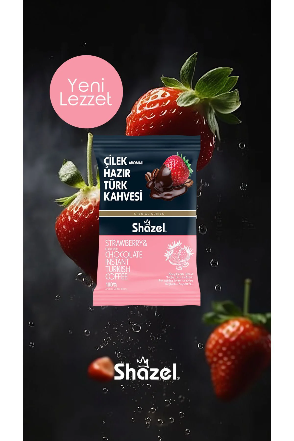 Çilekli Hazır Türk Kahvesi 100 G X 4 Adet (AROMALI) Çilekli Hazır Türk Kahvesi 100 G X 4 Adet (AROMALI)