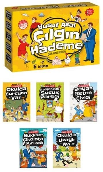 Çılgın Hademe Seti (5 Kitap-Soru Kitapçığı) Fiyatı, Yorumları ve Özellikleri