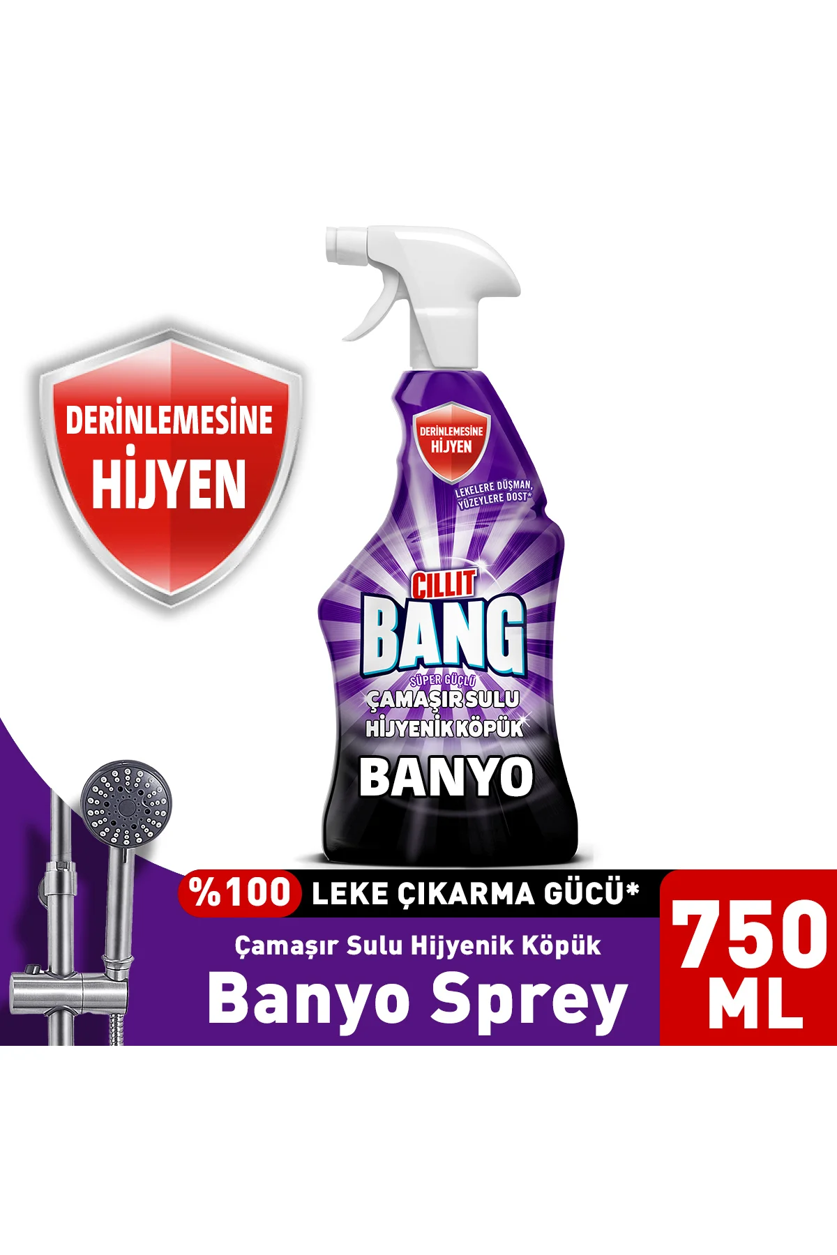 Cillit Bang Çamaşır SuluHijyenik KöpükBanyo Yağ ve Kireç Çözücü S