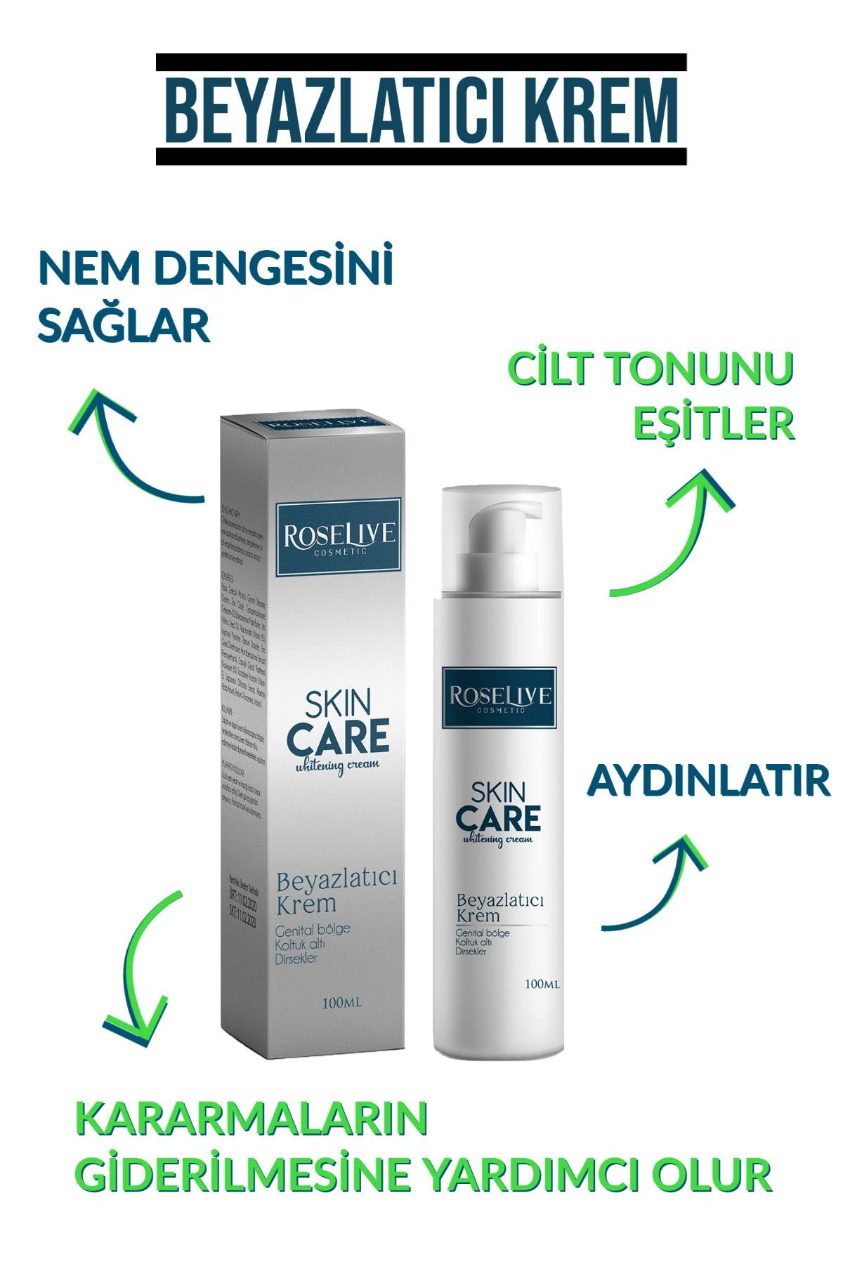 Cilt Beyazlatıcı Krem 100 ml