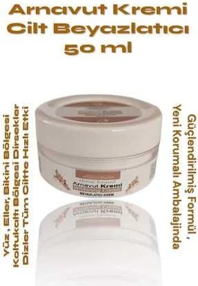 Cilt Beyazlatıcı Arnavut Kremi 50 ml - Skin Whitening Cream | Etkili Cilt Aydınlatıcı